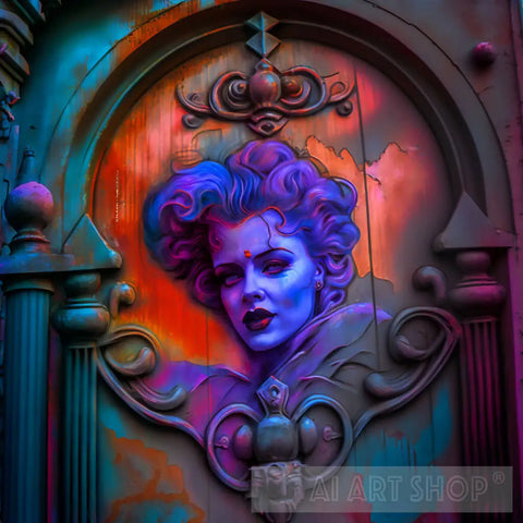 Lucille Ball In Graffiti: Series #3 Ai Painting