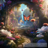 Luminous Garden Fantasy Landscape Ai Art