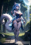 Luna Wildpaw: Guardian Of The Enchanted Woods Ai Artwork