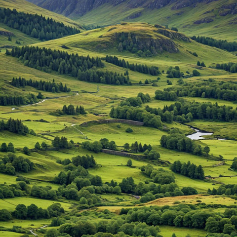 Rolling Hills of Green