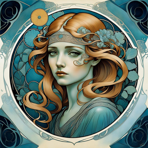 Art Nouveau Girl 2