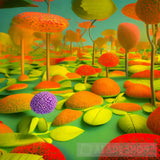 Magical Garden Landscape Ai Art