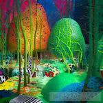 Magical Garden Landscape Ai Art