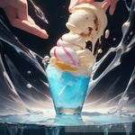 Magical Ice Cream Parlour With Unusual Flavors Portrait Ai Art