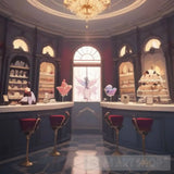 Magical Ice Cream Parlour With Unusual Flavors Portrait Ai Art