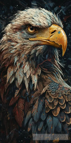 Majestic Bald Eagle Painting Animal Ai Art