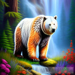 Majestic Forest Bear Ai Artwork