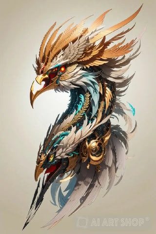 Majestic Phoenix Animal Ai Art