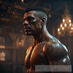 Male Boxer Ai Artwork