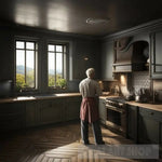 Man In Kitchen Ai Artwork