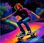 Man On Skateboard Ai Artwork