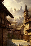 Medieval Village #4 Architecture Ai Art