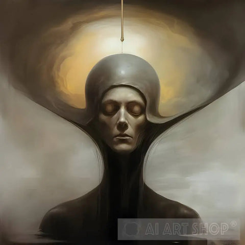 Meditation Of The Oracle Surrealism Ai Art