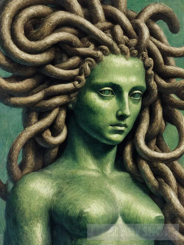 Medusa Painting Ai Artwork