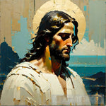 Melancolical Christ Modern Ai Art