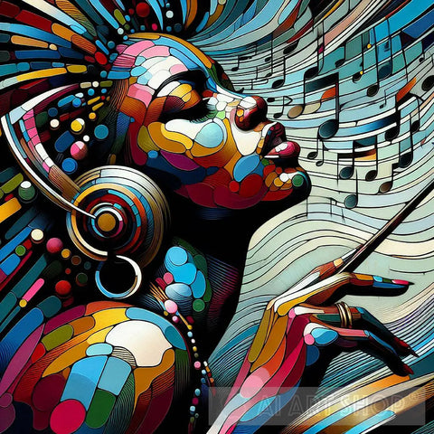 Melodic Reverie: Capturing Rhythmic Grace Pop Ai Art