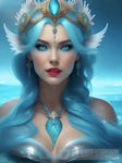 Mermaid Of The Icy Seas Ai Artwork