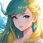 Mermaid Portrait Ai Art