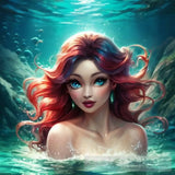 Mermaid Portrait Ai Art