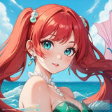 Mermaid Portrait Ai Art