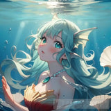 Mermaid Portrait Ai Art