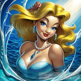 Mermaid Portrait Ai Art