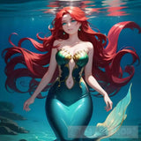 Mermaid Portrait Ai Art