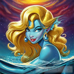 Mermaid Portrait Ai Art