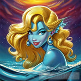 Mermaid Portrait Ai Art