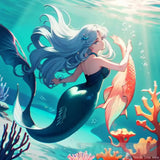 Mermaid Portrait Ai Art