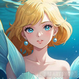 Mermaid Portrait Ai Art