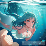 Mermaid Portrait Ai Art