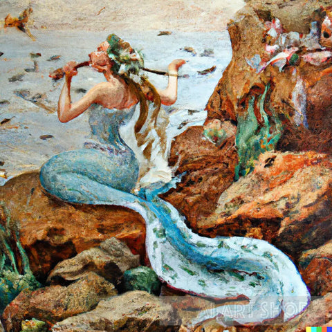 Mermaids Song Ai Painting