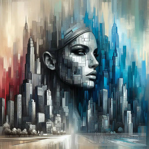 Metropolis Mélange: Femme Fusion Pop Ai Art