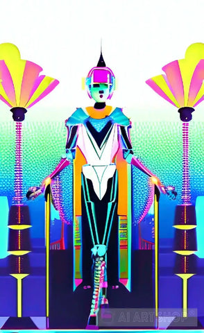 Miami Cyberpunk Art Deco Ai Artwork