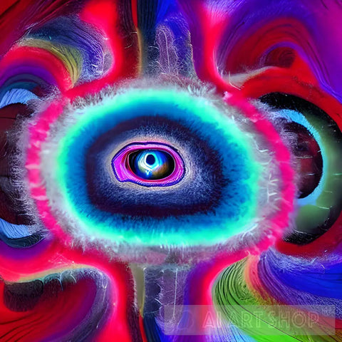 Minds Eye Abstract Ai Art