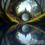 Mirrored Dreamscape: Nature’s Surreal Symphony Landscape Ai Art