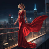 AlbedoBase_XL_A_highfashion_model_in_an_elegant_red_silk_gown_3