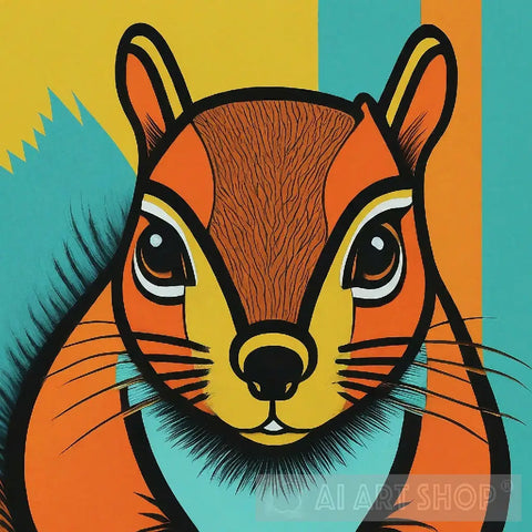 Mod Squirrel Animal Ai Art