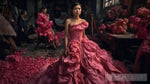 Model In A Pink Dress The Style Of Annie Leibovitz Photography Portrait Ai Art