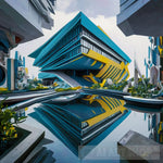 Modern Architecture Abstract Ai Art