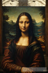 Mona Lisa In Aborigines Style Ai Painting