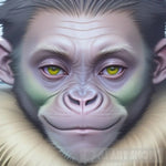 Monkey Faces Ai Artwork