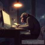 Monkey Imaginations Animal Ai Art