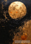 Moon And Sun Painting Landscape Ai Art