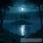 Moonlit Path Landscape Ai Art