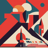 Morocco Bath Decoration With Ladies Working Ai Artwork