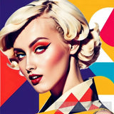 Morocco Bath Decoration With Ladies Working Ai Artwork