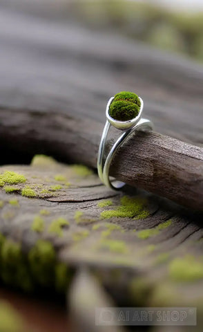 Moss Ring Nature Ai Art