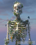 Mother Nature On Skelton Ai Artwork